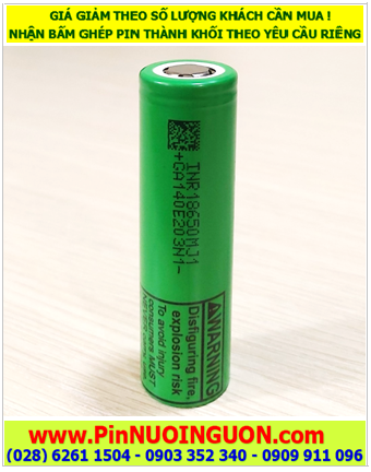 LG INR18650MJ1; Pin sạc 18650 LG INR18650MJ1-3500mAh 3.7v (Discharge 10A, 3500mAh) chính hãng